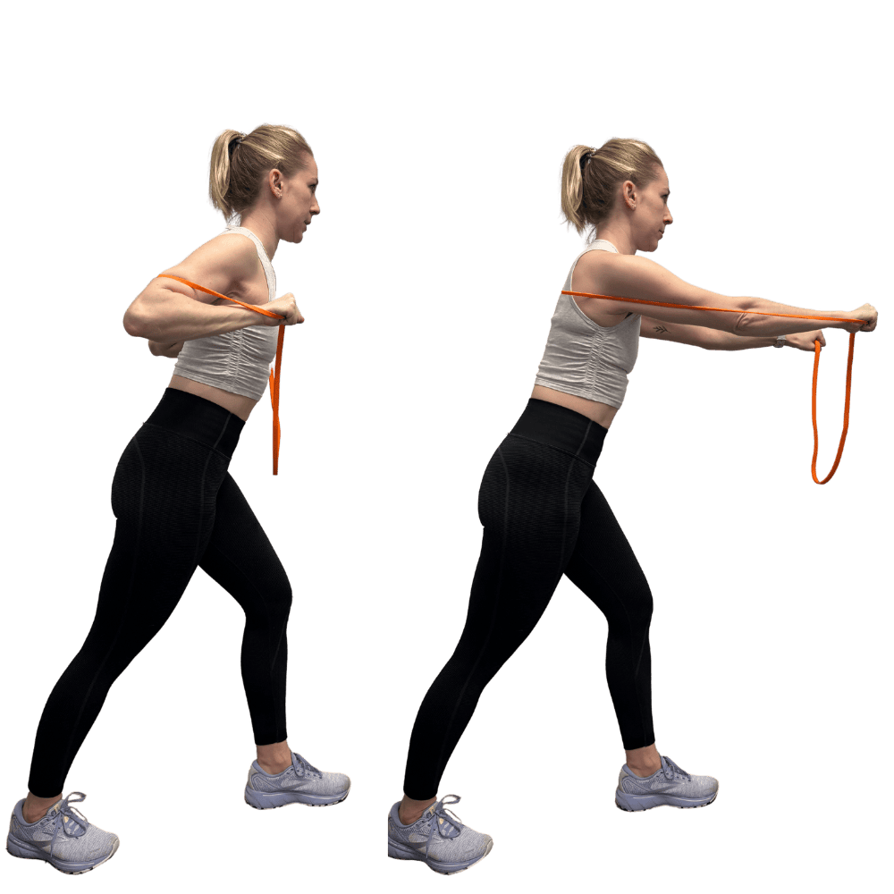 resistance band Push Outs